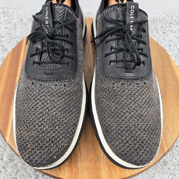 Cole Haan Mens 11.5 Generation ZeroGrand Black Stitchlite Daily Casual Sneaker - Picture 6 of 12